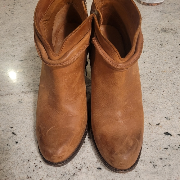 Frye Jenny Ankle Boots Brown Womens 8 - Picture 2 of 16
